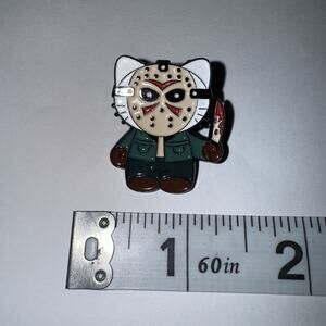 Kitty Cat Jason Friday The 13th Pin Brooch